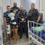Policiais do CPRv realizam manobra de Heimlich em bebê de 13 dias, salvando sua vida na Baixada Campista