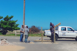 Prefeitura conclui fechamento de acessos à orla de Santa Clara para garantir mais segurança