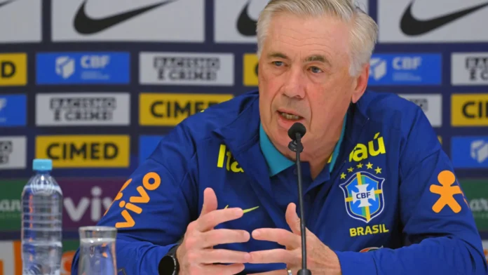 Ancelotti valoriza defesa, mas admite baixa produção da seleção no ataque
