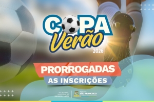 Inscrições para a Copa Verão 2026 prorrogadas até sexta-feira (19/12)