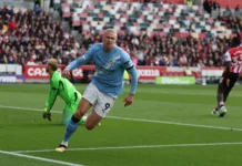Haaland faz 2, City vence Crystal Palace e segue caça ao Arsenal no Inglês