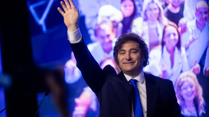 Milei republica imagem que retrata Brasil como favela e Argentina como futurística