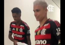 Veja o presente dos jogadores do Flamengo para Filipe Luís após o título