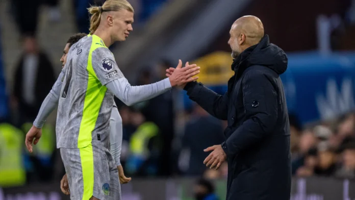 "Tudo bem". Haaland responde a Guardiola com fotografia da balança