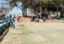 Obras no Estádio Nelson Silva, em Guaxindiba, estão em fase de conclusão