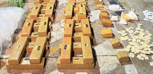 Foto: Drogas apreendidas. Reprodução