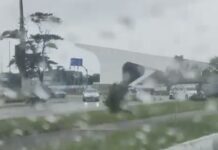 Ciclista fica ferida após colisão com carro em Campos