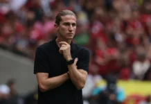 Filipe Luís atinge marca negativa no Flamengo às vésperas da Supercopa