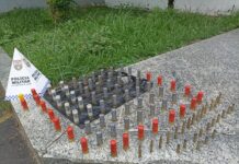 Polícia Militar apreende dezenas de munições enterradas em área de mata em Guarus