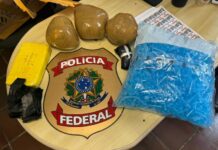 Polícia Federal prende homem em flagrante ao receber encomenda com cerca de 5 kg de cocaína