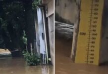 Rio Itabapoana ultrapassa cota de transbordo e Defesa Civil entra em alerta