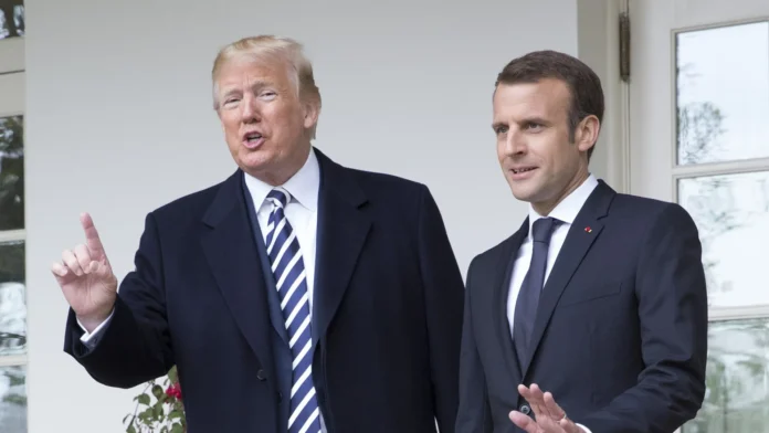 Trump quer desmembrar a União Europeia, diz Macron
