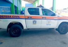 Defesa Civil e Obras realizam vistoria em estrada afetada pelas chuvas