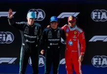 Russell vence corrida sprint no GP da China e Antonelli faz história