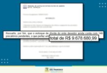 Dívidas antigas impactam o município e Prefeitura publica decreto para conter gastos