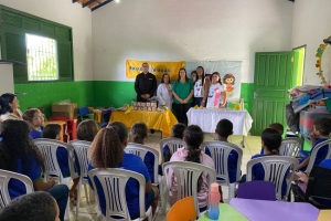 Escola de Travessão de Barra recebe primeira ação do PSE do mês de março