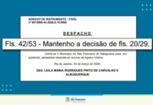 Justiça rejeita novo recurso e mantém processo seletivo da Educação em SFI