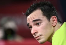 Hugo Calderano perde para francês de virada e dá adeus ao WTT Champions