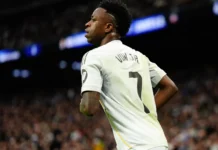 Liga dos Campeões: Vini Júnior marca dois e Real despacha City