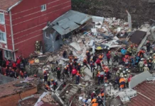 Dois edifícios colapsam após explosão de gás em Istambul