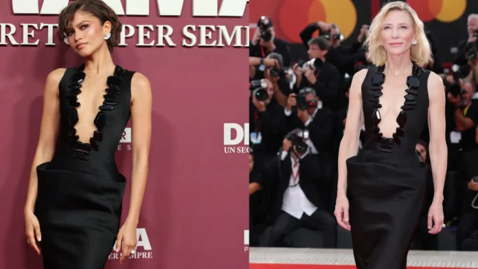 Zendaya usa novamente o icônico vestido de Cate Blanchett; veja