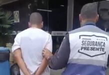 Homem é detido após quebrar para-brisa de caminhonete no Centro de Campos