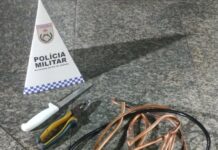 Dois homens são presos por furto de fiação elétrica em Campos