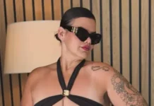 Thais Carla posa de maiô e mostra antes e depois após perder 101 kg