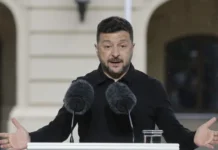 Zelensky chega a Londres para reunião com Starmer, Merz e Macron