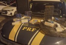 PRF apreende medicamentos controlados sem nota fiscal na BR-101