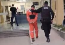 Homem é preso em flagrante ao retirar paralelepípedos de via pública
