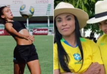 Alice Carvalho veste a camisa de Marta e inicia gravações no Brasil