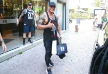The Rock treina no Rio durante divulgação do live-action de ‘Moana’